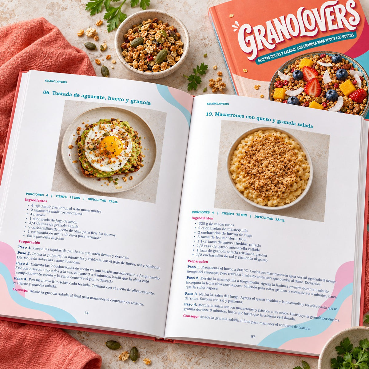 GRANOLOVERS: 100 recetas dulces y saladas para reinventar la granola