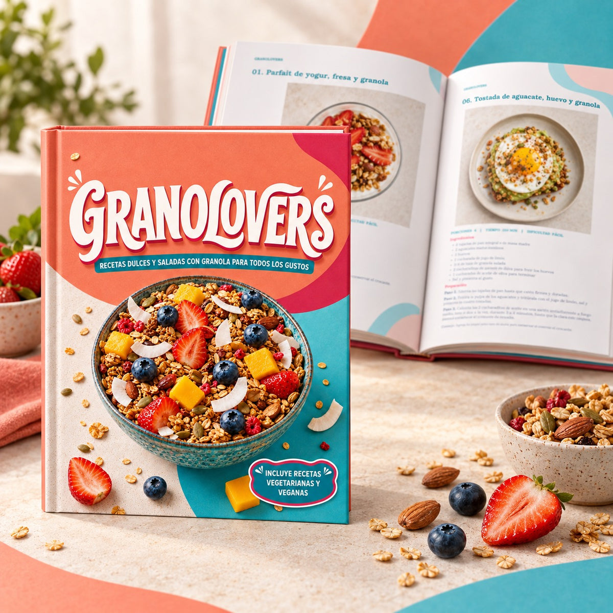 GRANOLOVERS: 100 recetas dulces y saladas para reinventar la granola